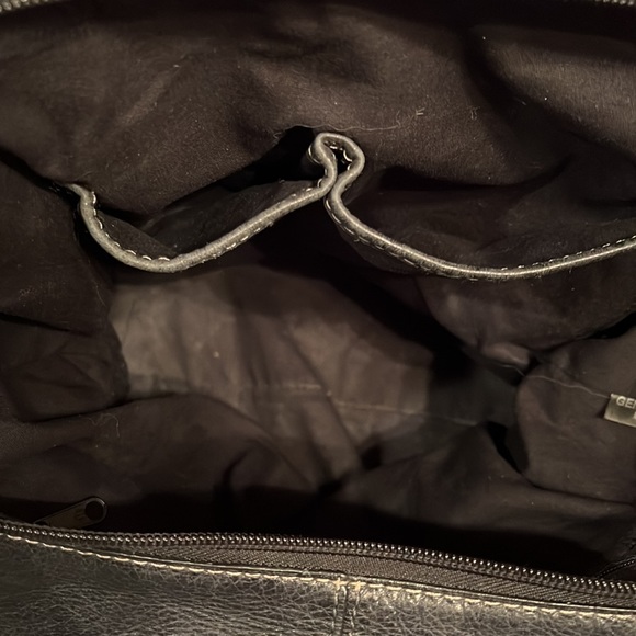 FOSSIL LEATHER BLACK SHOULDER BAG - Picture 9 of 11